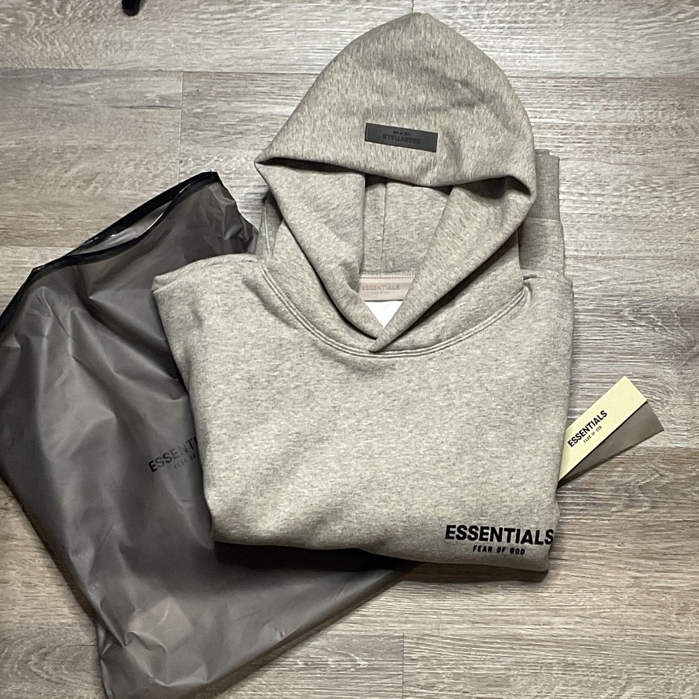 Essentials Hoodie Dark Oat